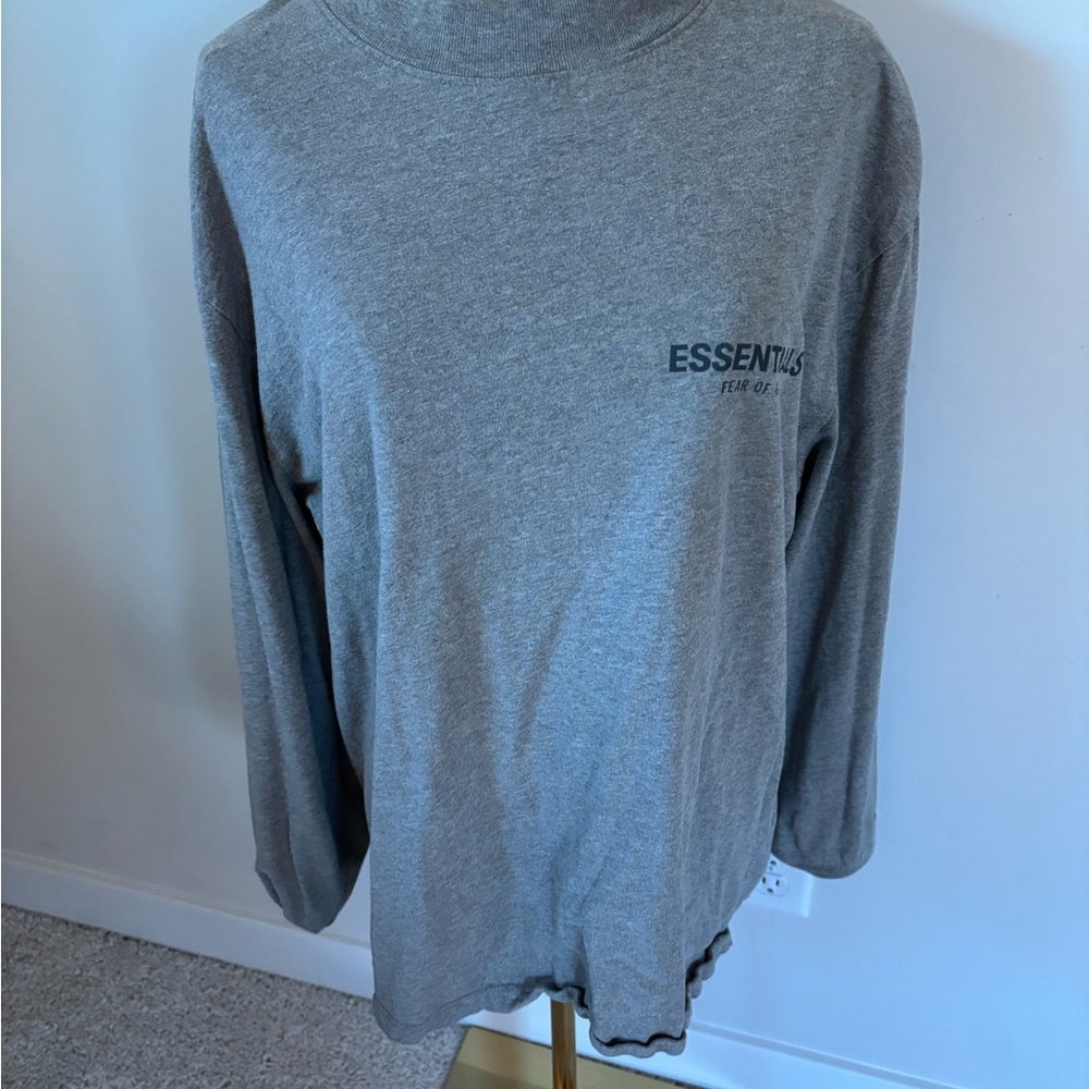 Fear of God Essentials Heather Gray Top